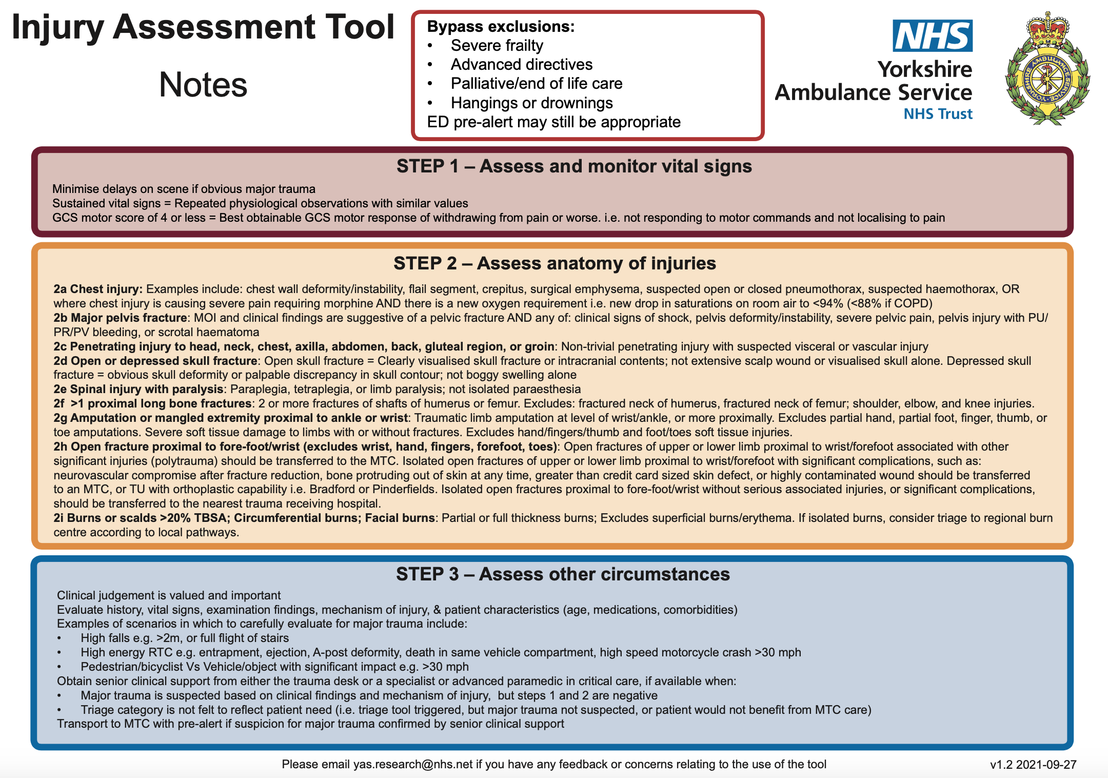 Major Trauma: STOP>SORT>GO – EMbeds.co.uk